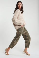 Susy Mix Cargo-Hose -Camouflage mit feinem Glitzer-Detail