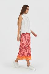 Ange Paris Midirock Rivila Rosa Blumenprint