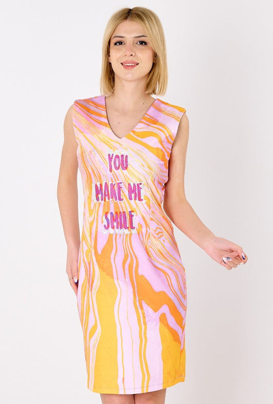 Kleid "You make me Smile" - Missy Tekstil