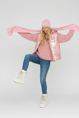 Rosa Winter Outfit - Zwillingsherz