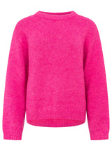 Zwillingsherz - Rundhalspullover - kuschlig weich - Pink