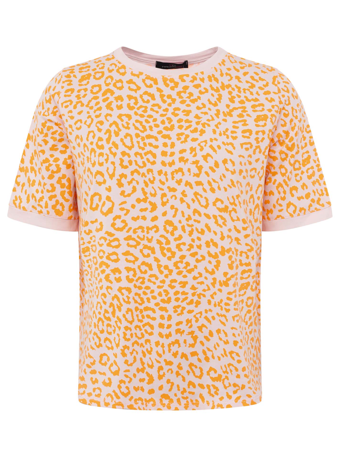 Zwillingsherz sehr leichtes Sweatshirt 1/2 Arm "Leo" Orange