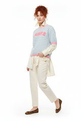 Zwillingsherz Amore Pullover mit Hemdkragen