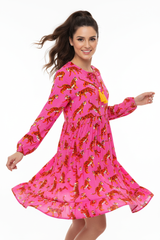 Zwillingsherz Kleid Trendy Tiger