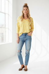 Zwillingsherz Shirt Streifen & Jersey - Perfekter Fit