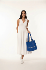 Zwillingsherz Shopper Tasche Royalblau - Richtige Größe