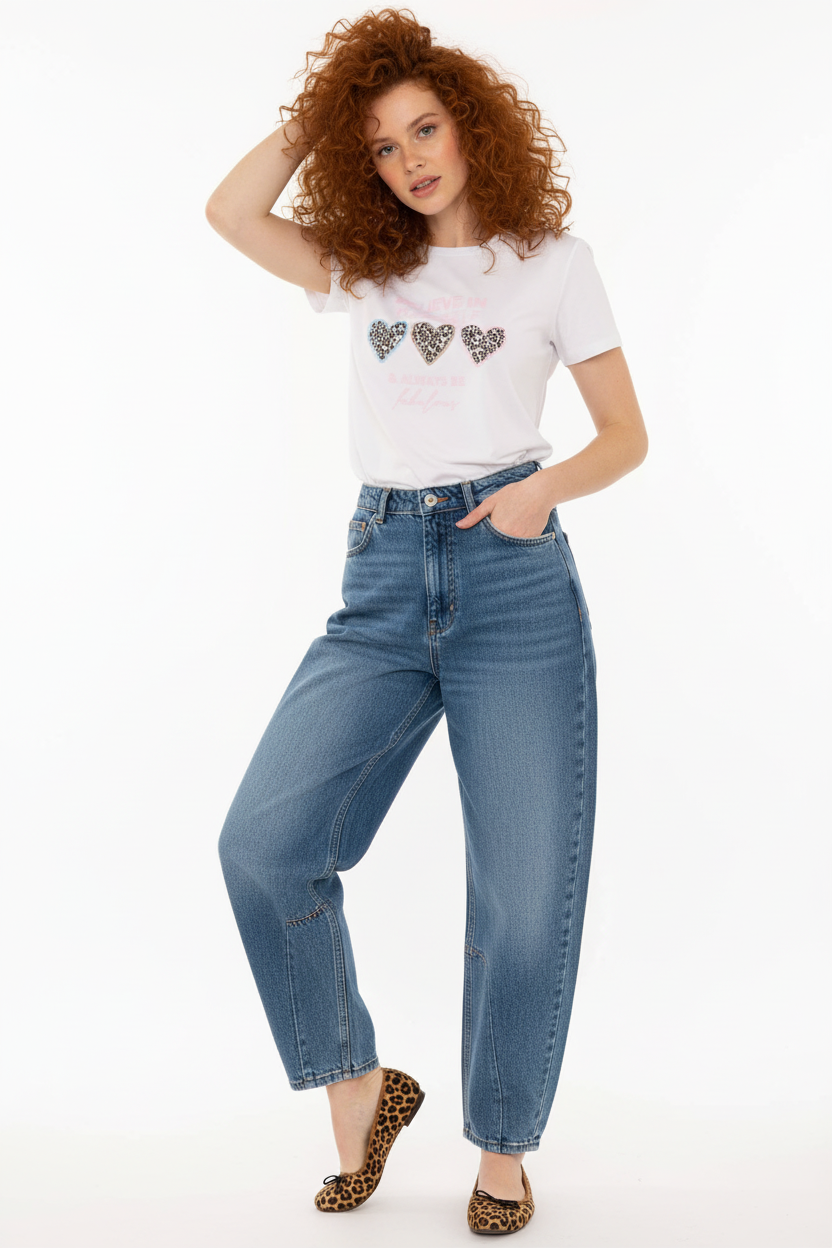 Zwillingsherz T-Shirt Always Believe - Cool Street Style