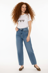 Zwillingsherz T-Shirt Always Believe - Mit großen Locken